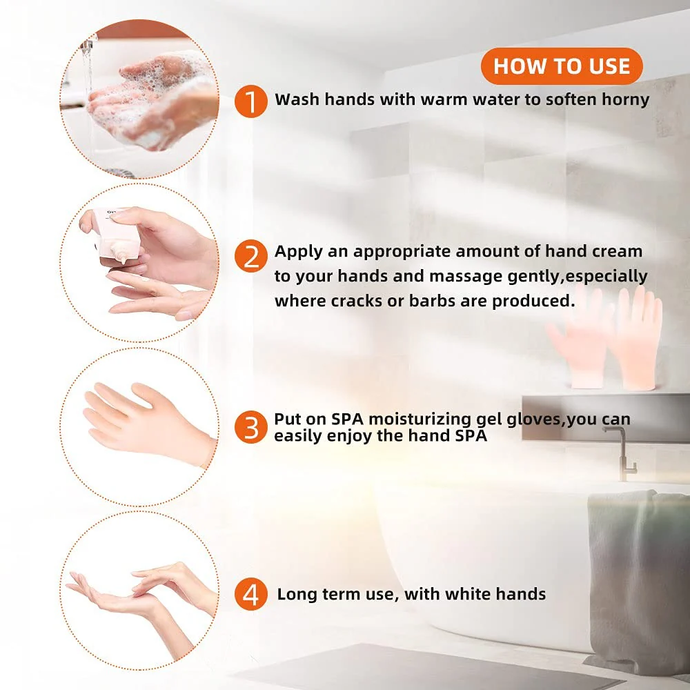 Hand & Foot Moisturizer silicone socks & Gloves - Image 5