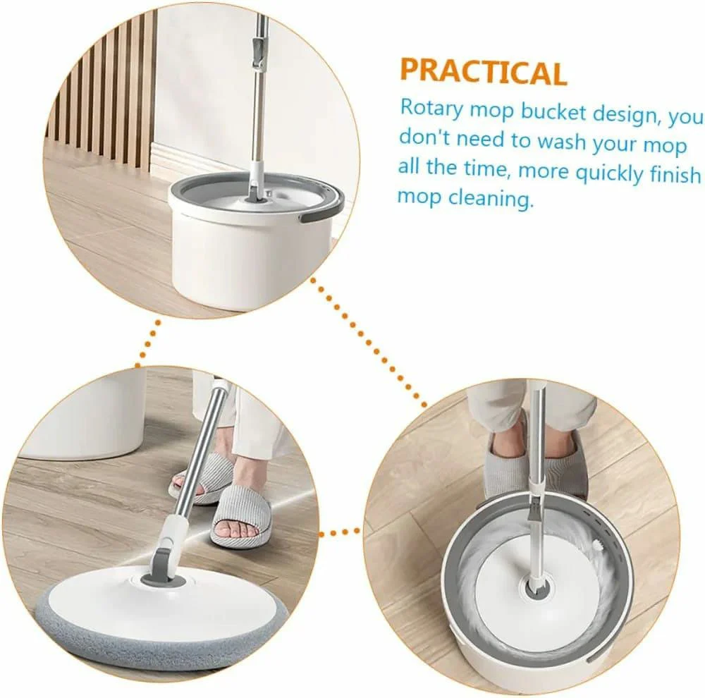Hand-free 360degrees spin mop with bucket - Image 3