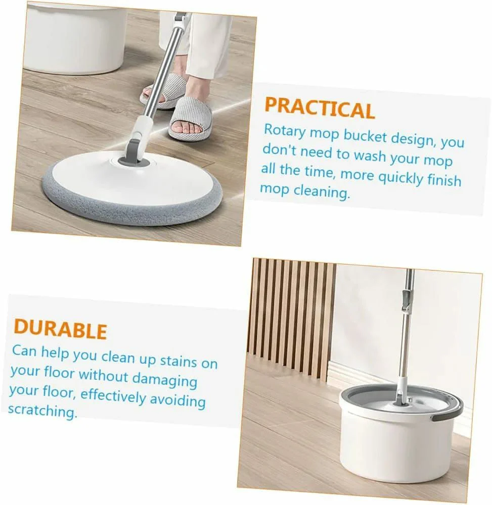 Hand-free 360degrees spin mop with bucket - Image 4
