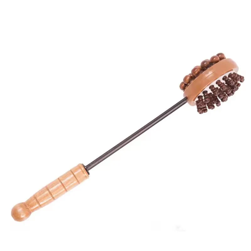 Handheld Meridian Hammer Massager Back Massage Hammer Foot Relaxation Massager Double Head Percussion Massager - Image 2