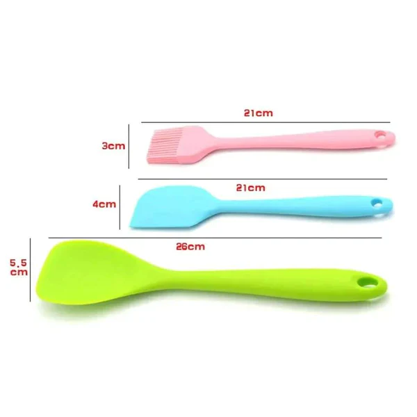Heat resistant 10 piece silicone cooking set - Image 4