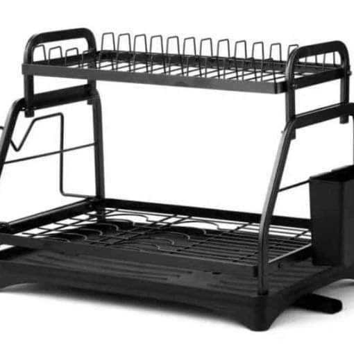 Heavy Duty 2 tier dish rack with cutlery holder - Image 3