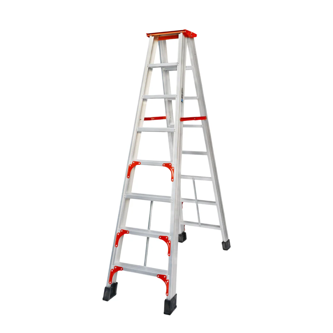 Heavy Duty Aluminum Double Side A Step Ladder - Image 3