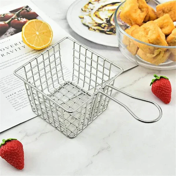 Heavy Duty Stainless Steel Fries Basket - Image 2
