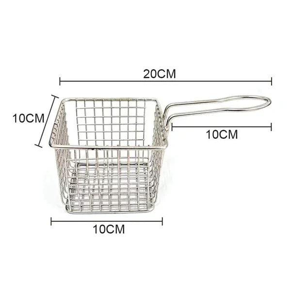 Heavy Duty Stainless Steel Fries Basket - Image 6