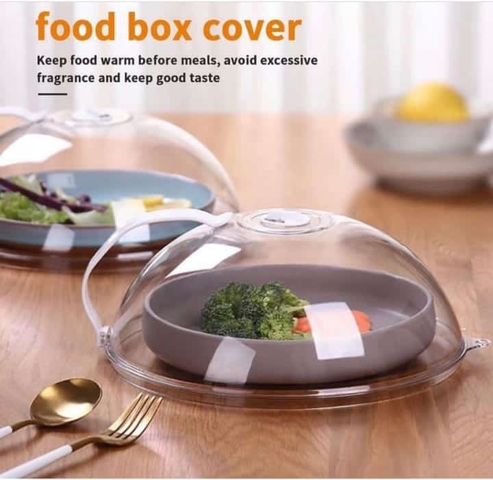 Heavy microwave cover with white handle - Image 2