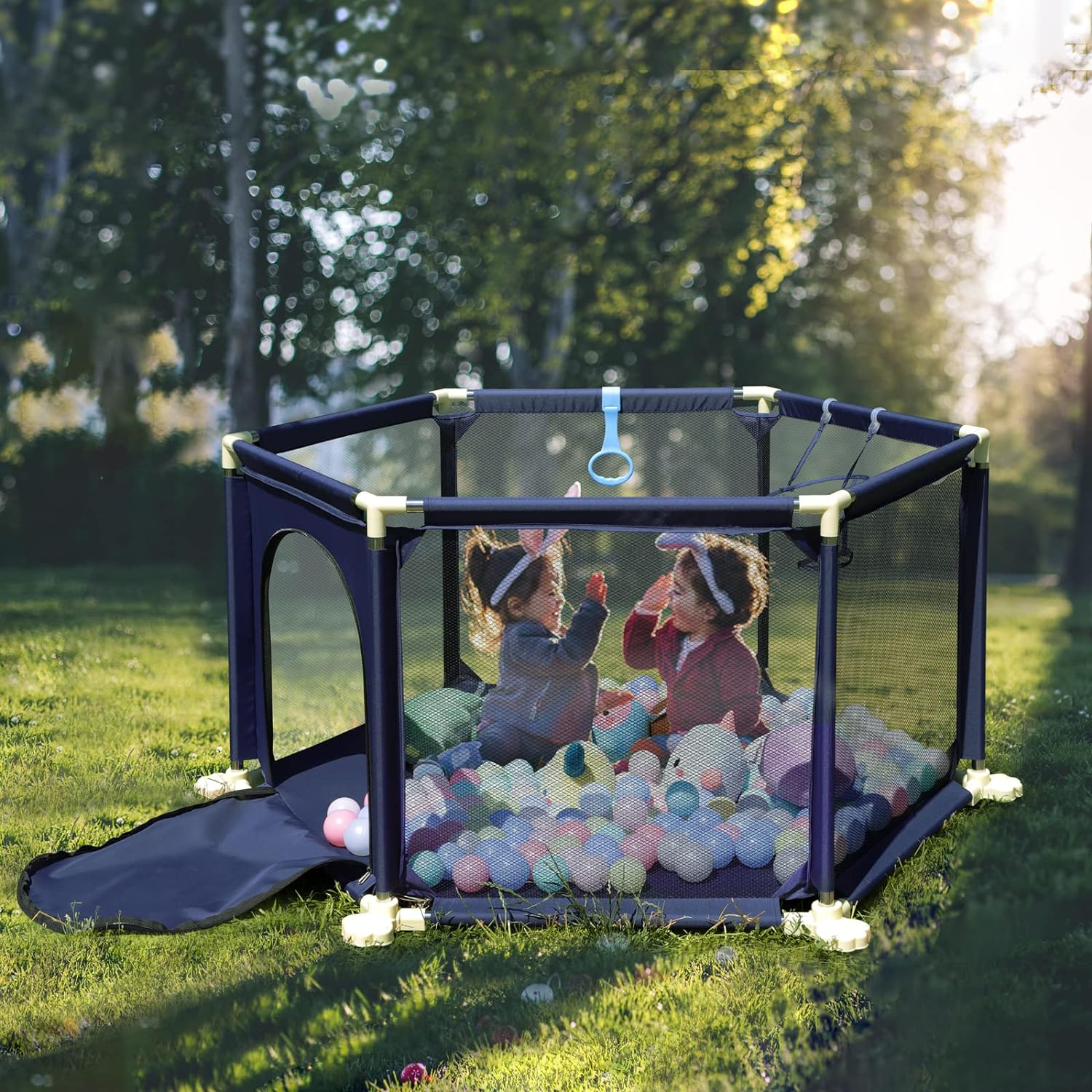 Kids Playard Playpen for Baby Toddlers, Large Indoor Outdoor Kids Activity Centre - Image 9
