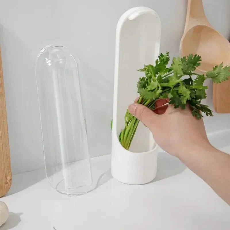 Herb and Vegetable Fresh-Keeping Cup kitchen Storage - Image 2