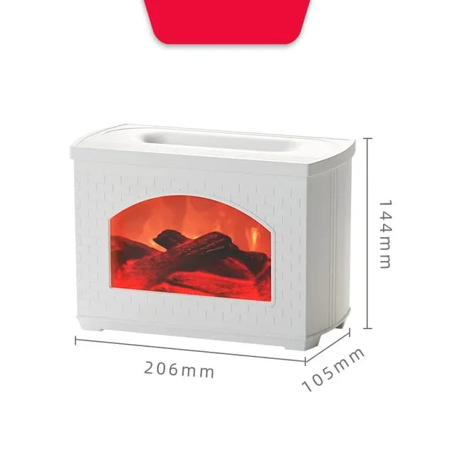 High Quality 3D Fireplace Aromatherapy Diffuser cool Mist Humidifier. - Image 2