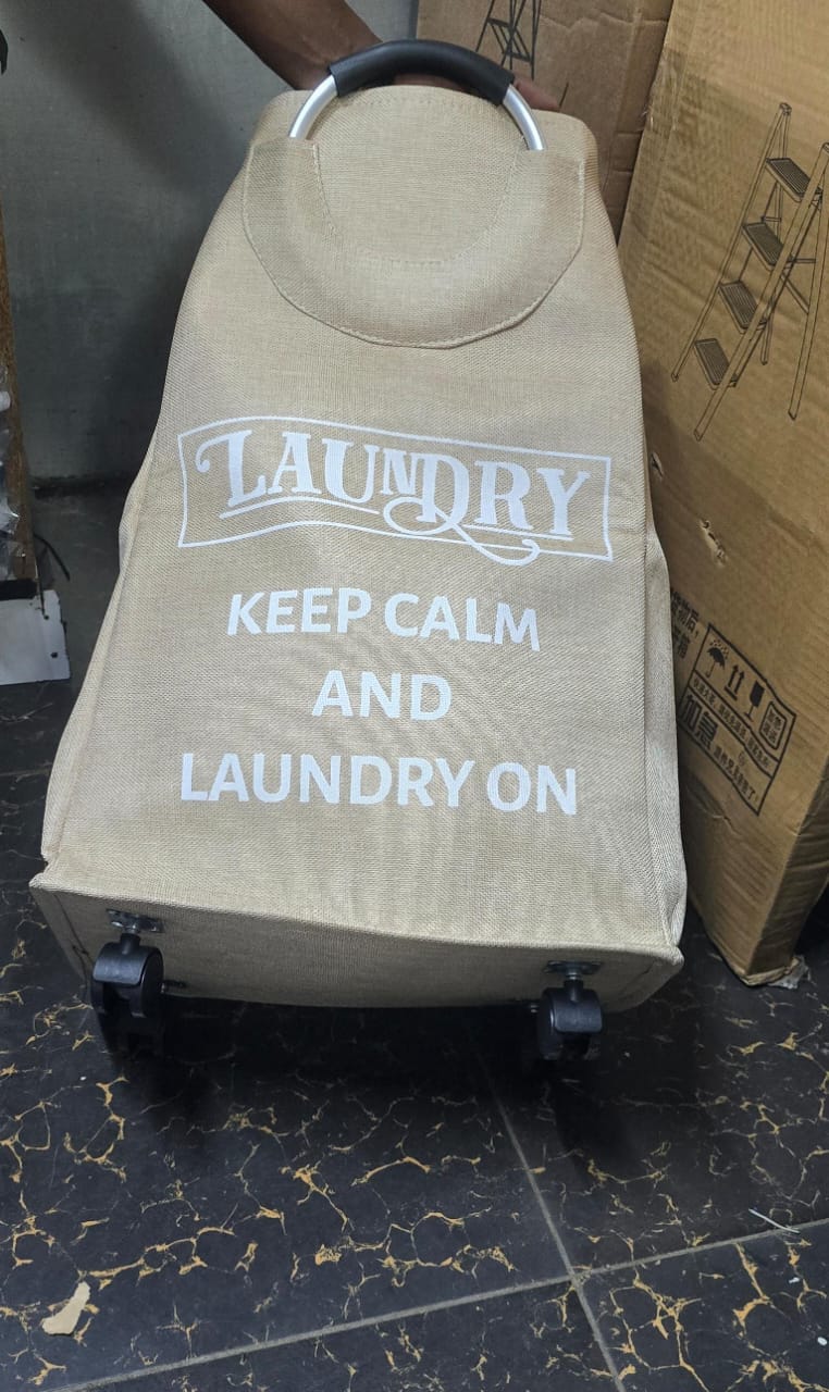 High quality Laundry Basket with Movable Wheels - Image 5