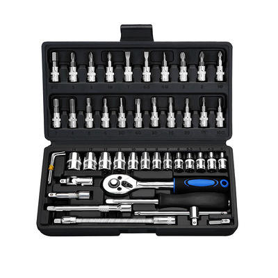 High-Quality Professional Hardware Tool Set: 46-Piece Socket Ratchet Wrench Set - Image 2