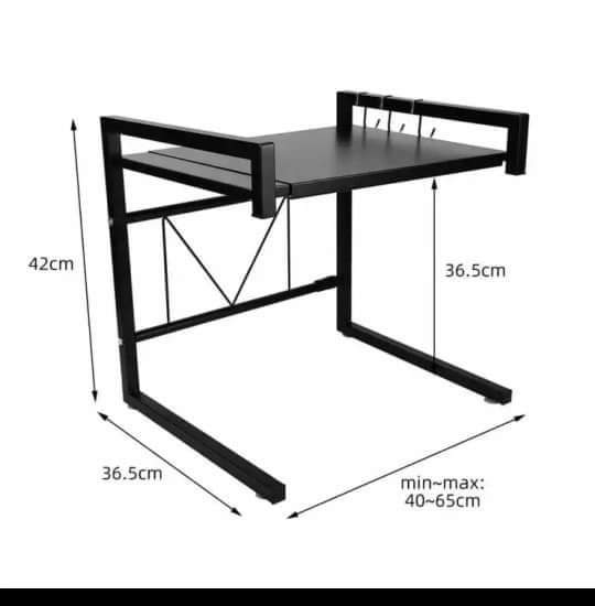 High quality single layer modern microwave stand - Image 4
