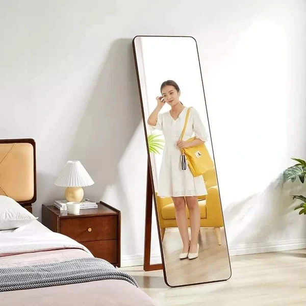 Full Length Metal Mirror Floor Mirror Full Length Dressing Mirror - Image 4