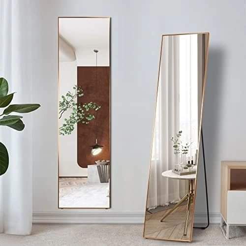 Full Length Metal Mirror Floor Mirror Full Length Dressing Mirror - Image 5