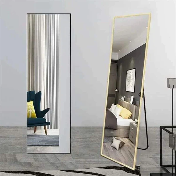 Full Length Metal Mirror Floor Mirror Full Length Dressing Mirror - Image 6