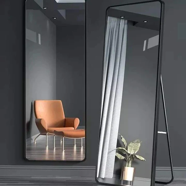 Full Length Metal Mirror Floor Mirror Full Length Dressing Mirror - Image 7