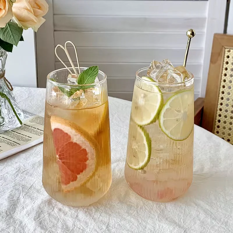 High temperature Transparent glass cup For Juice Coffee Water - Image 5