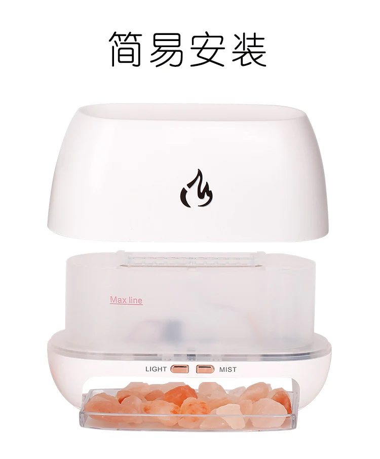 Himalayan Salt diffuser lamp with cool mist - Image 6