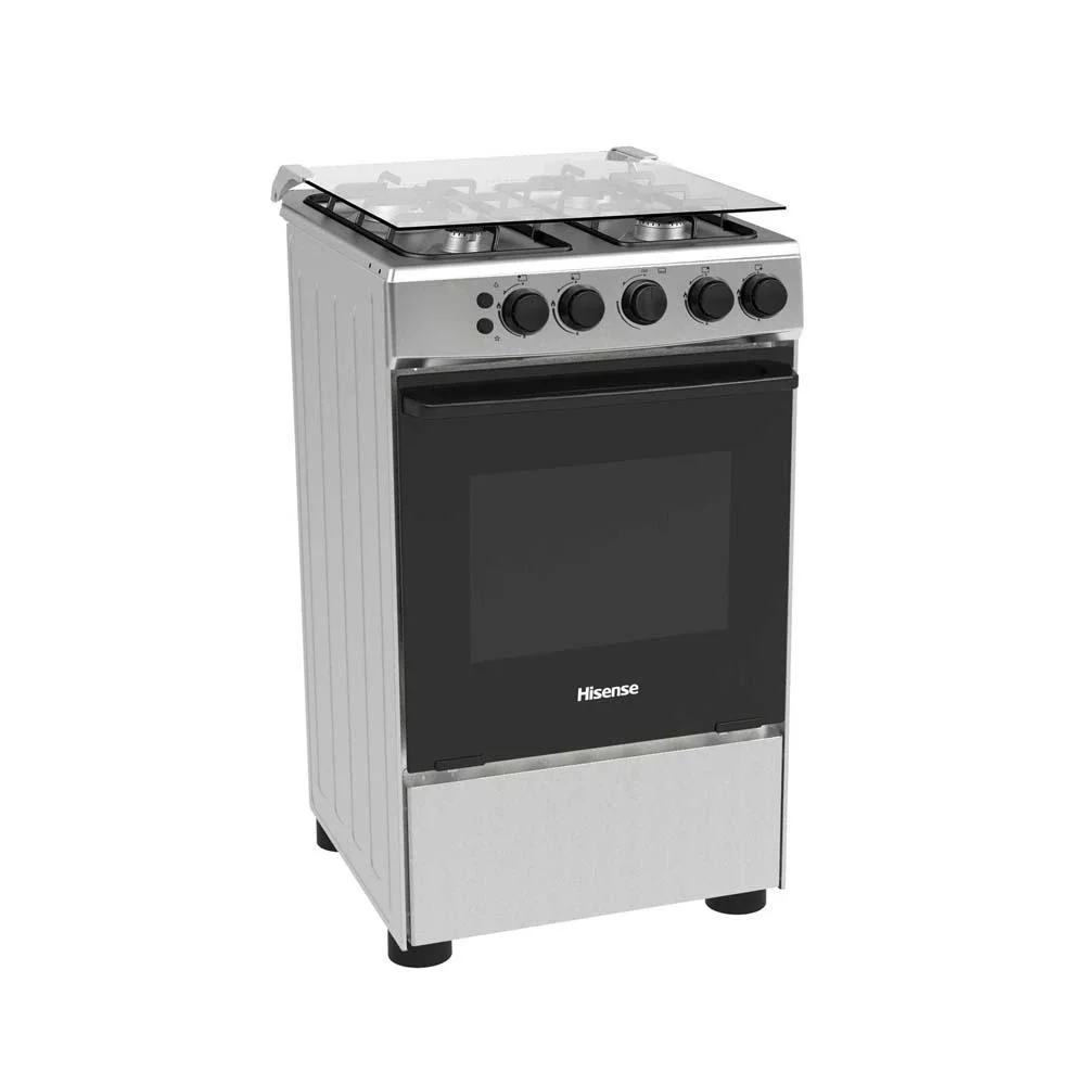 Hisense 50x50cm 4 Gas Free Stand Cooker HFG50111X - Image 2
