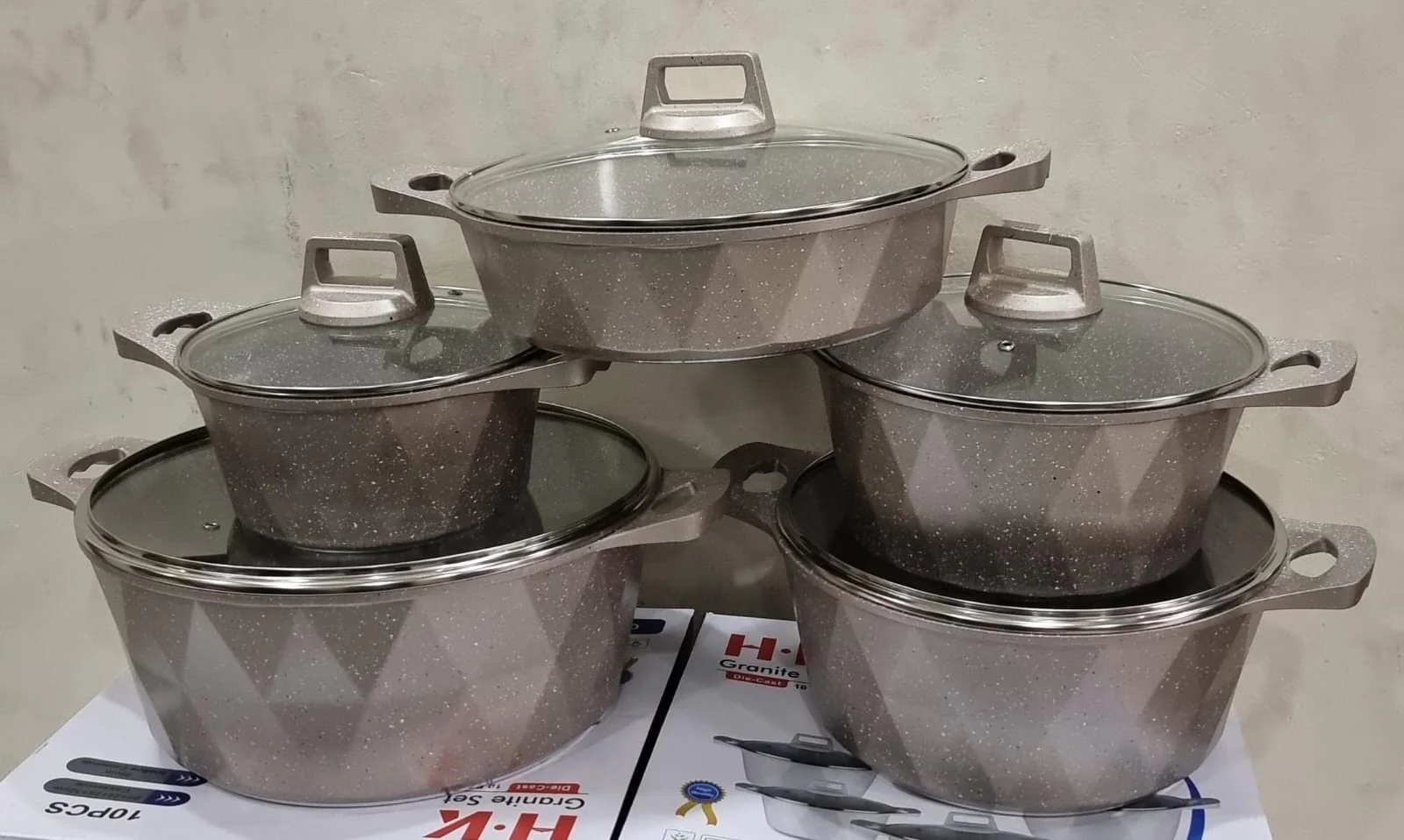 HK 10pc granite cookware Set - Image 2