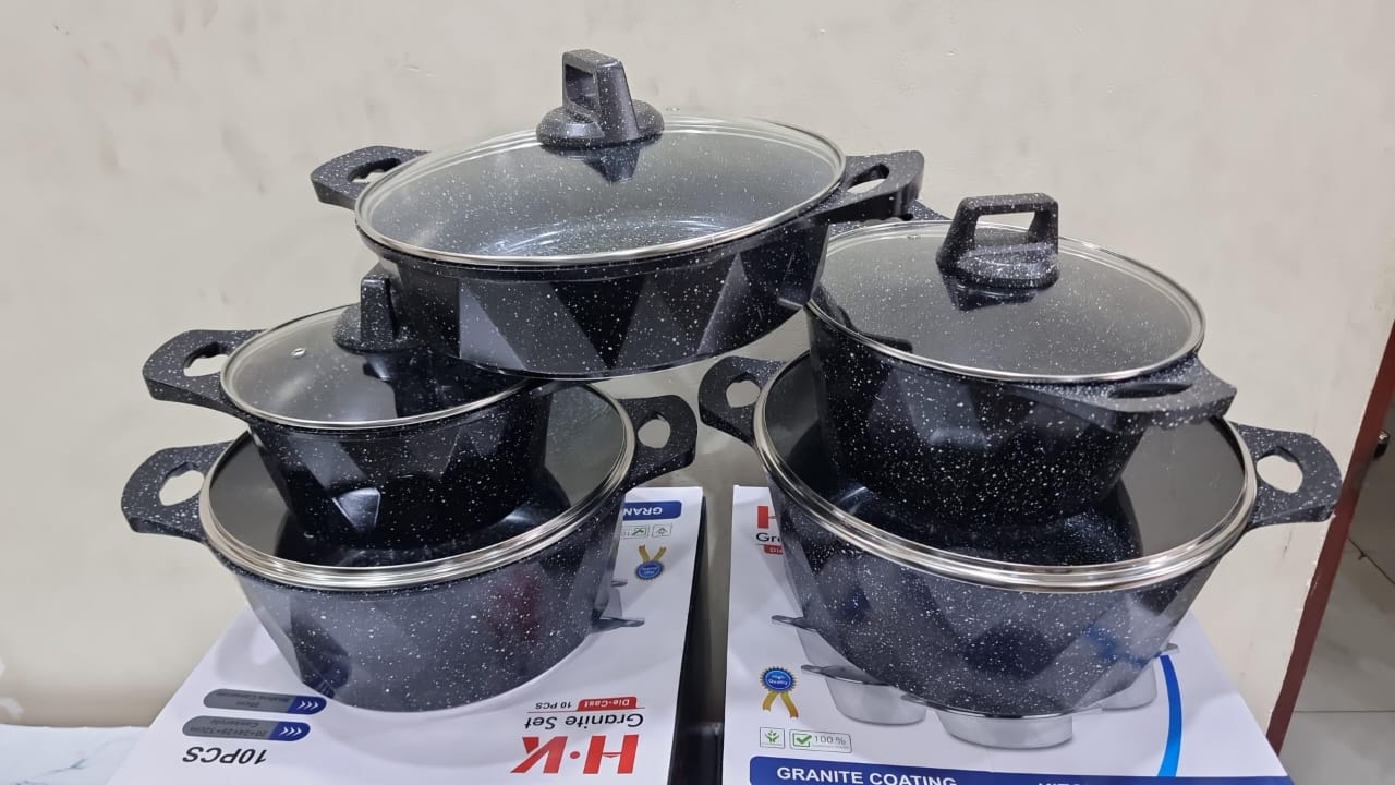 HK 10pc granite cookware Set - Image 3