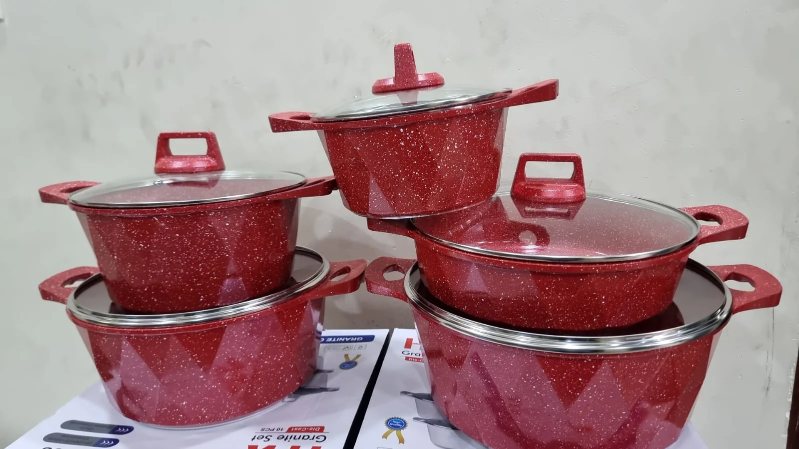HK 10pc granite cookware Set - Image 5