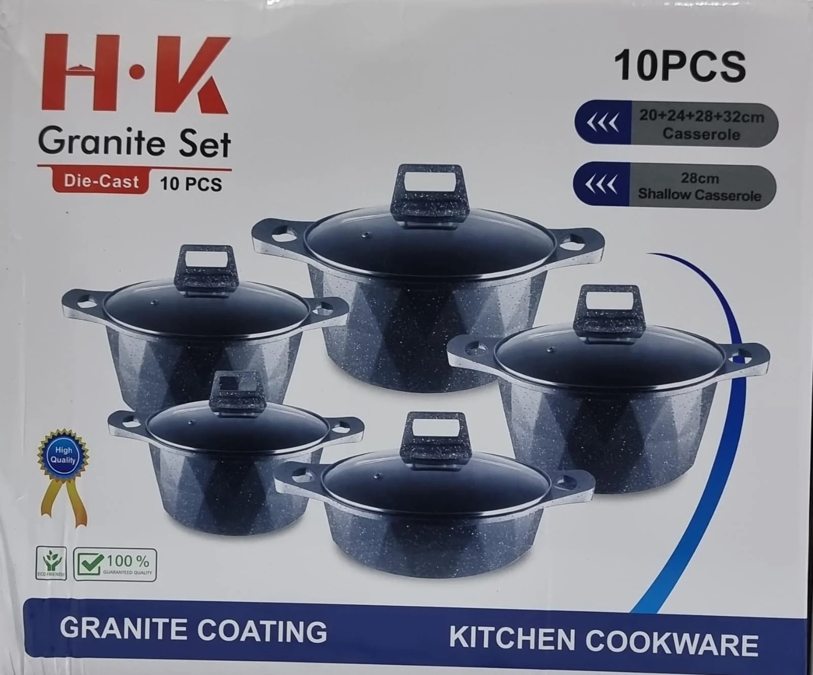 HK 10pc granite cookware Set - Image 6