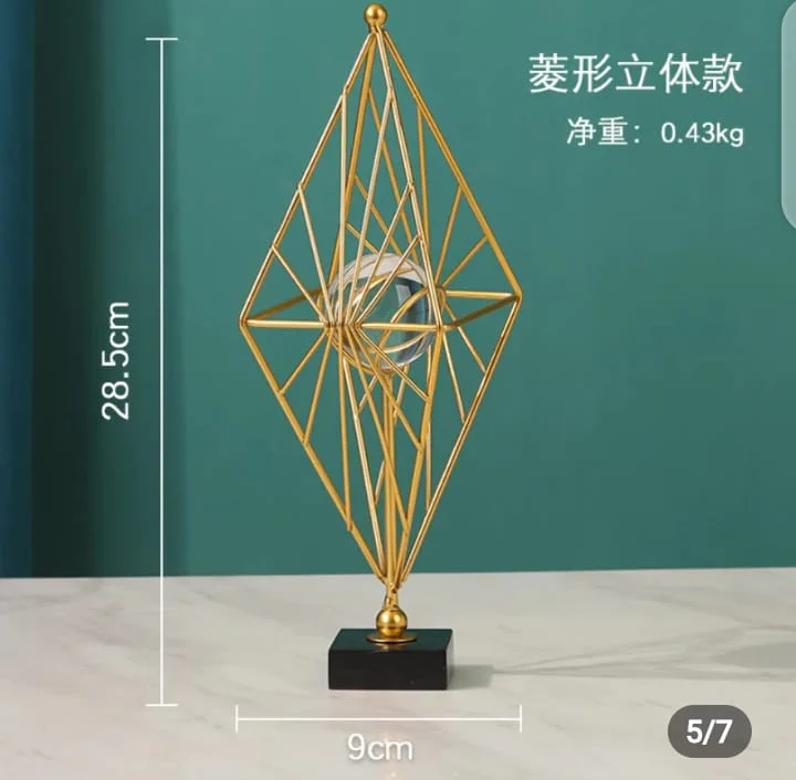 Home Decor, Living Room Decoration/Office Metal Craft Desktop Ornament - Image 2