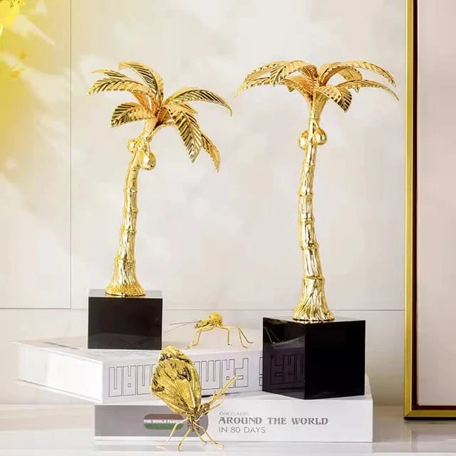 Home Decor Modern Metal Coconut Tree Ornament - Image 3
