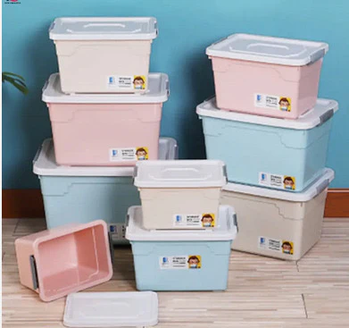 Household Storage Organizer Box Home Office Containers With Lid - Image 2