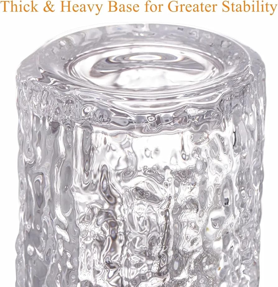 Ice texture crystal glass 6pcs Set - Image 3