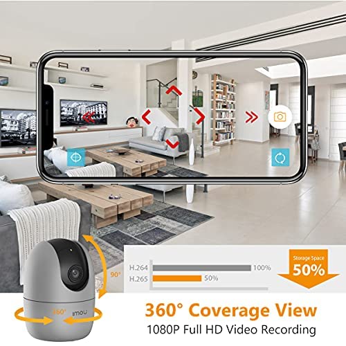 IMOU 360° 1080P Full HD Wi-Fi Security CCTV Camera with Human Detection & Auto Motion Tracking – Indoor/Outdoor Smart Surveillance Camera for Home, Office, Shop | Kenya - Image 11