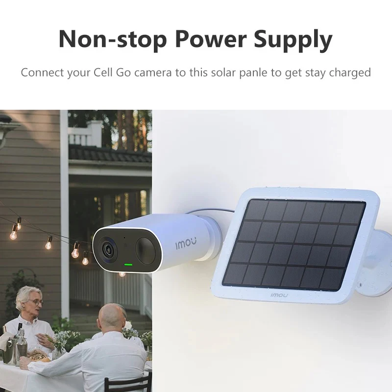 IMOU Cell Go with Solar Panel Security Camera CCTV 2PCS IP WI-FI Camera 3MP Two-way Talk Built-in Siren - Image 5