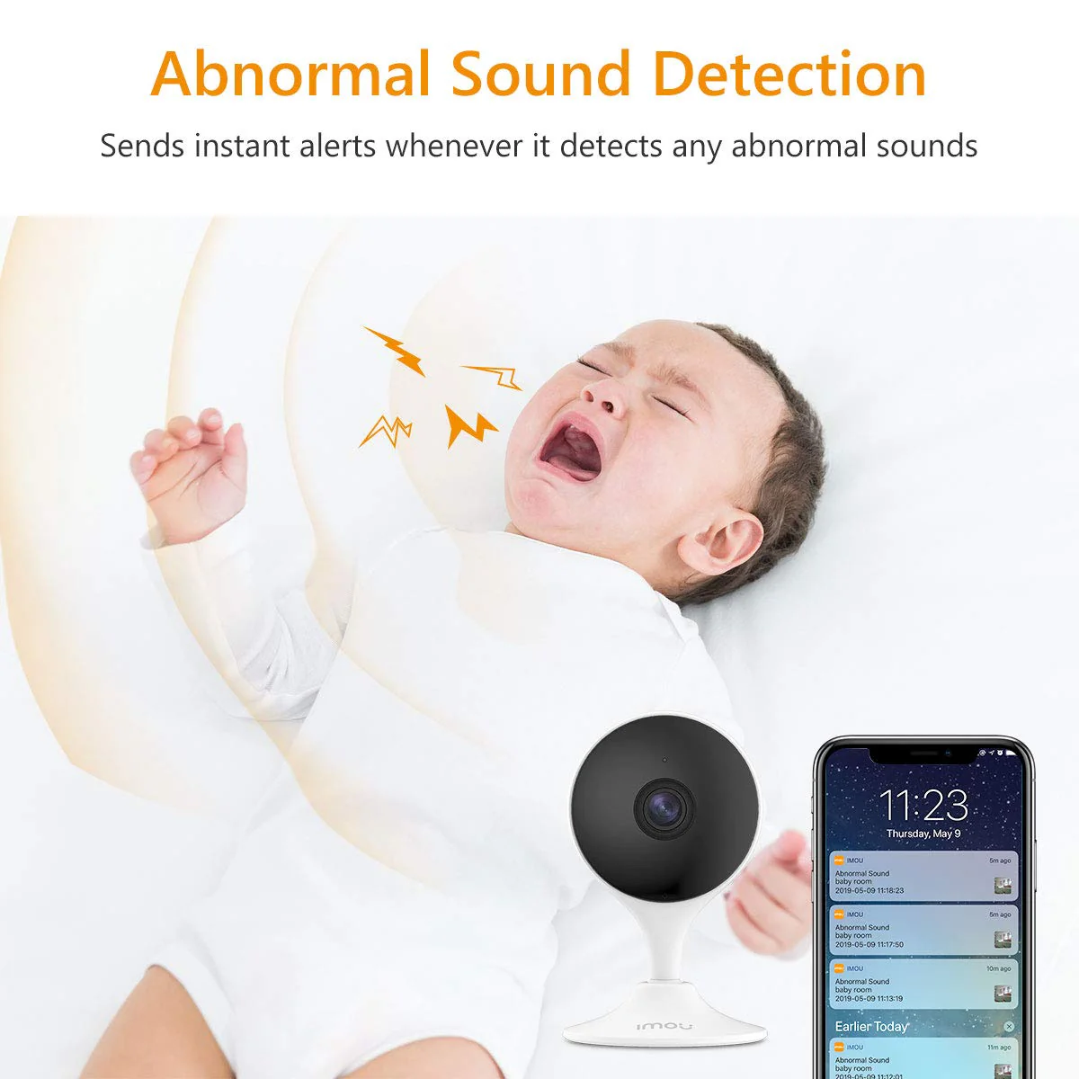 IMOU 1080P Full HD WiFi Security Camera – Human Detection, 2-Way Audio, Night Vision, SD Card Up to 256GB – Indoor/Outdoor Smart CCTV for Home, Shop, Office | Buy in Kenya - Image 5