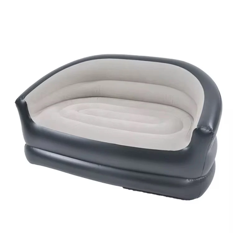 Inflatable 2 Seater Couch Blow Up Air Sofa with Comfort Flocked Surface for Indoor/Outdoor, Camping, Living Room - Image 3