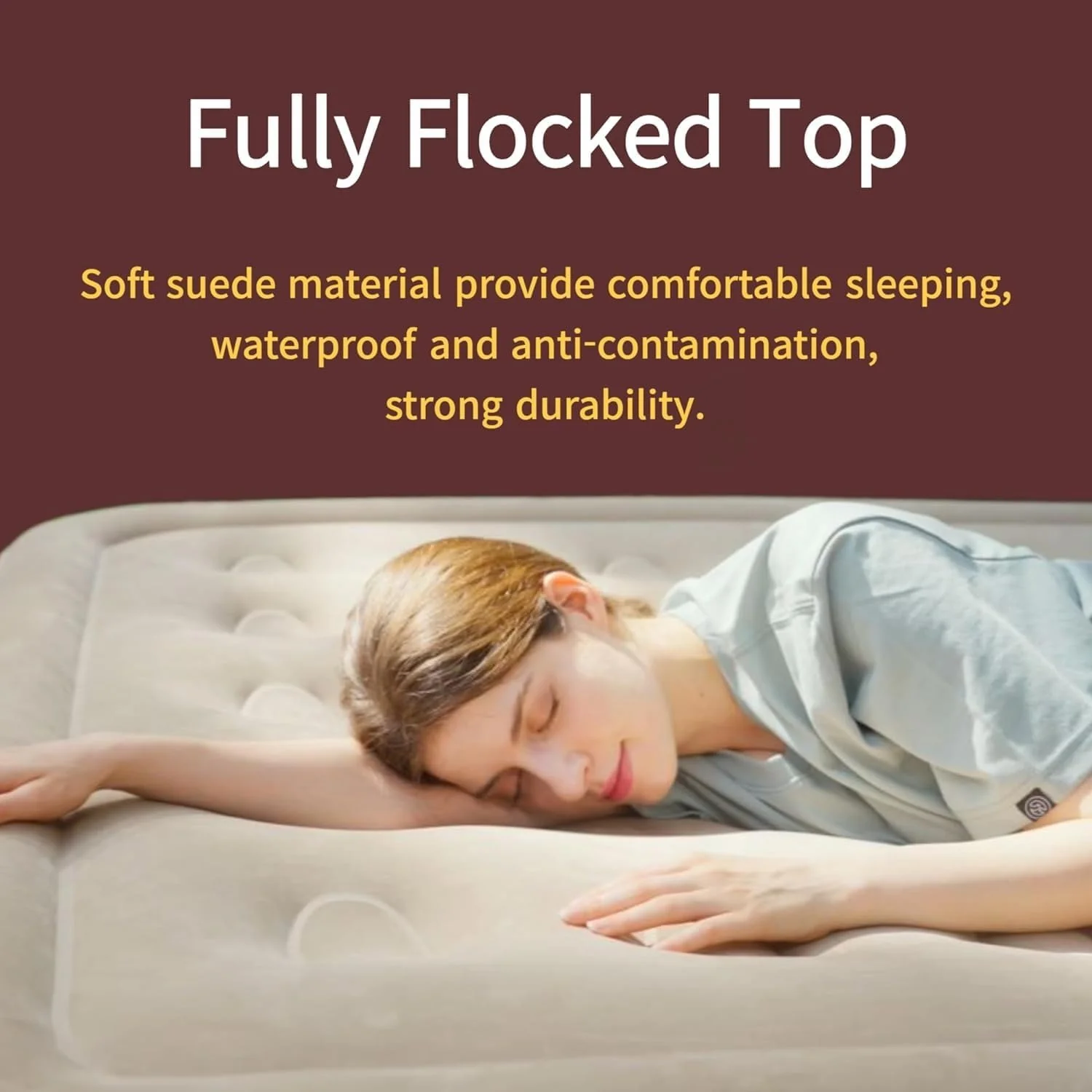 Inflatable Air Mattress with Built In Electric Pump for Quick Inflation 4*6 - Image 4