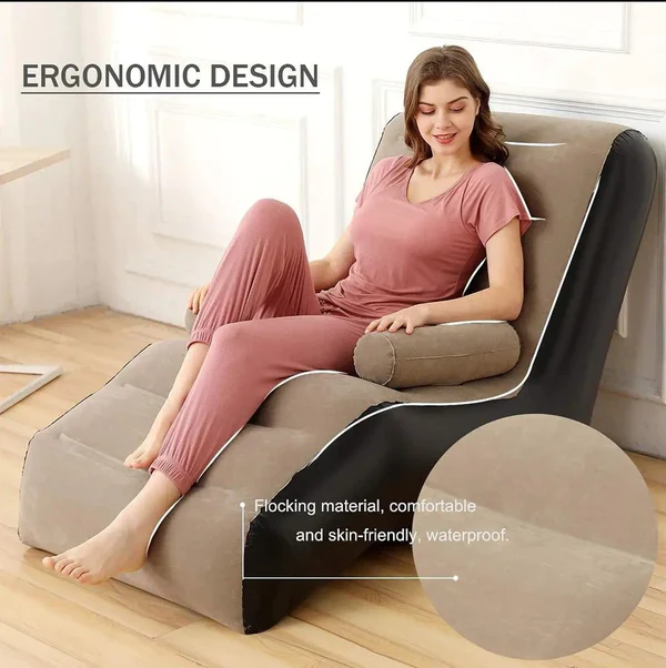 Inflatable S-shaped lazy sofa - Image 2