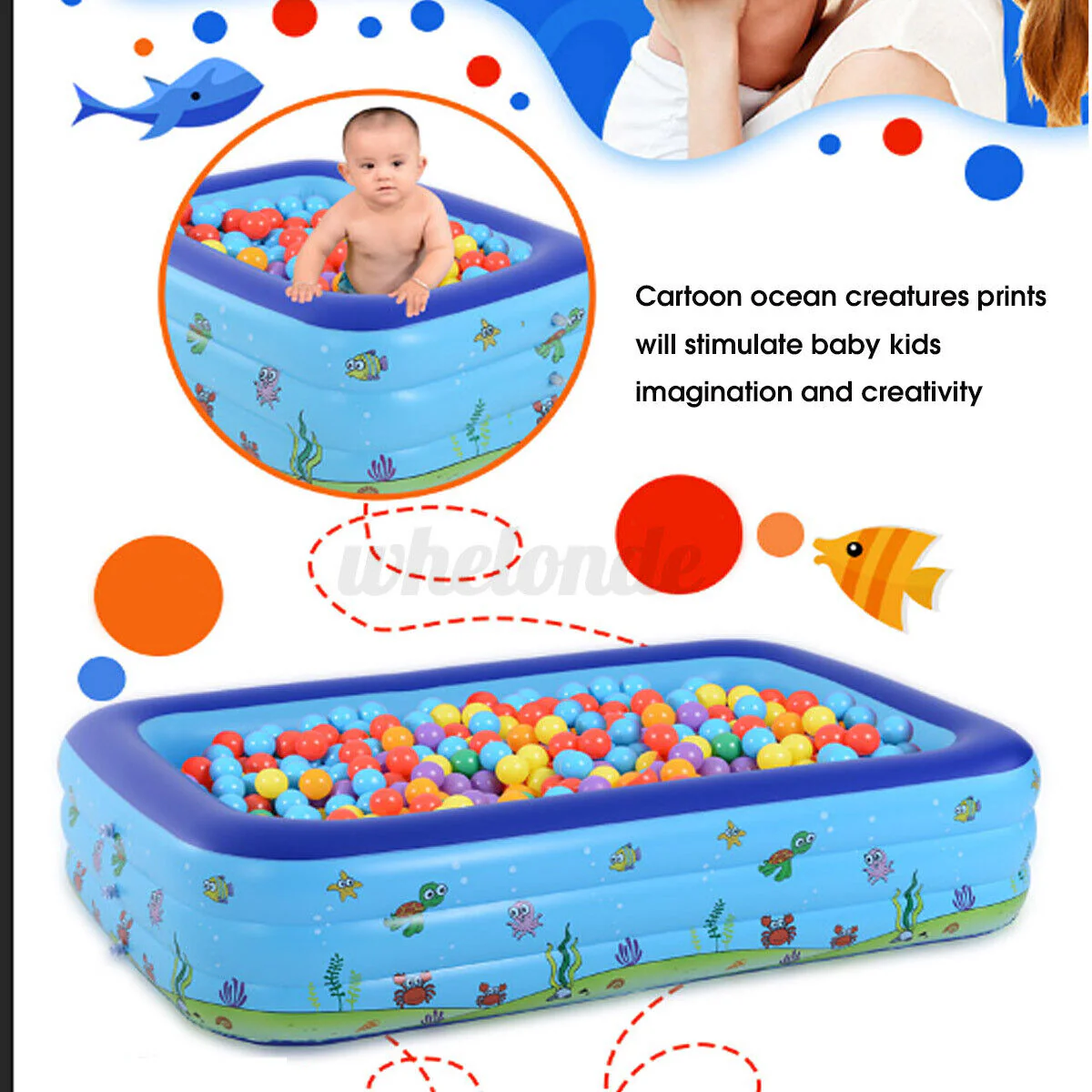 Inflatable Kids Swimming Pool - Image 3