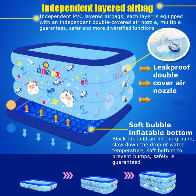 Inflatable Swimming Pool For Baby Kid Adult Paddling Pool - Image 3
