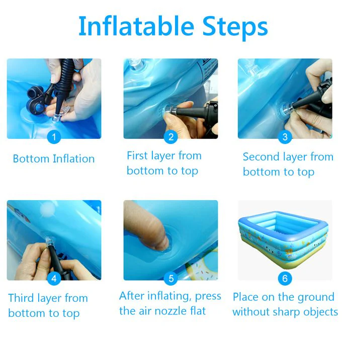 Inflatable Swimming Pool For Baby Kid Adult Paddling Pool - Image 7