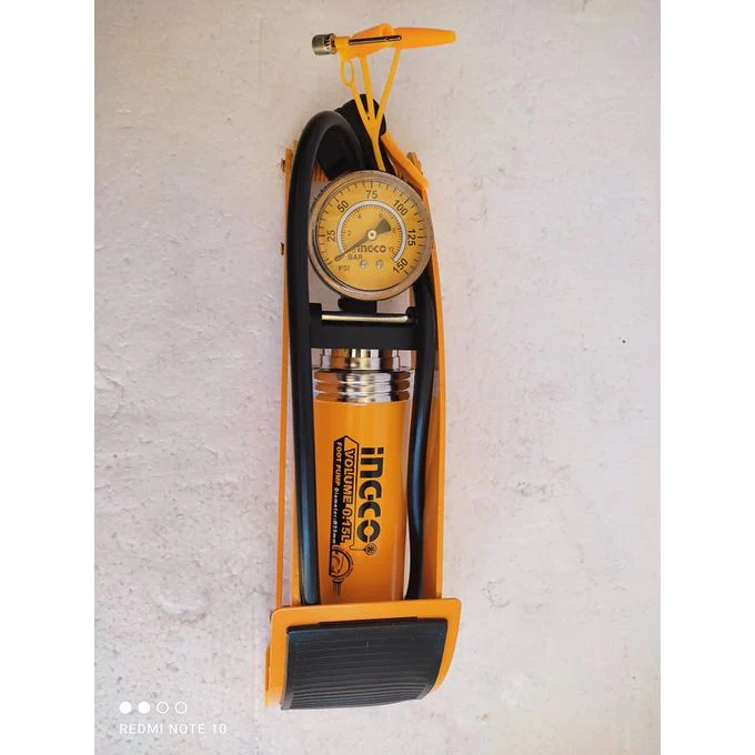 Ingco Foot Pump Bike Pump Car Tire Inflator Air Pump Bicycle Pump Football Soccer Ball Pump Pool - Image 4