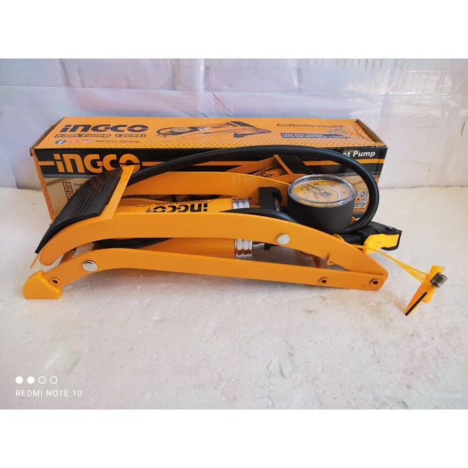 Ingco Foot Pump Bike Pump Car Tire Inflator Air Pump Bicycle Pump Football Soccer Ball Pump Pool - Image 7