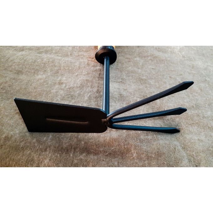 Ingco Gardening Hand Rake 2-in-1 Hand Garden Fork & Hoe - Image 4