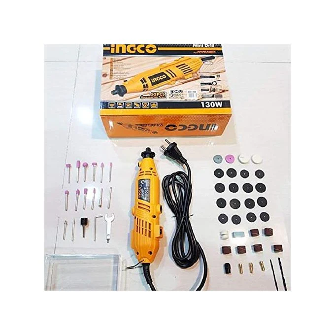 Ingco Mini Die Grinder Rotary 130W Tool Kit. - Image 2