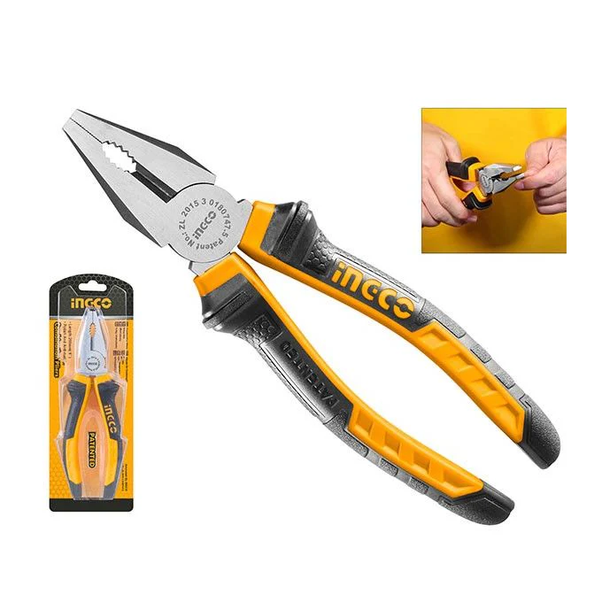 Ingco Pliers Combination Pliers 8'' Heavy Duty Pliers - Image 3