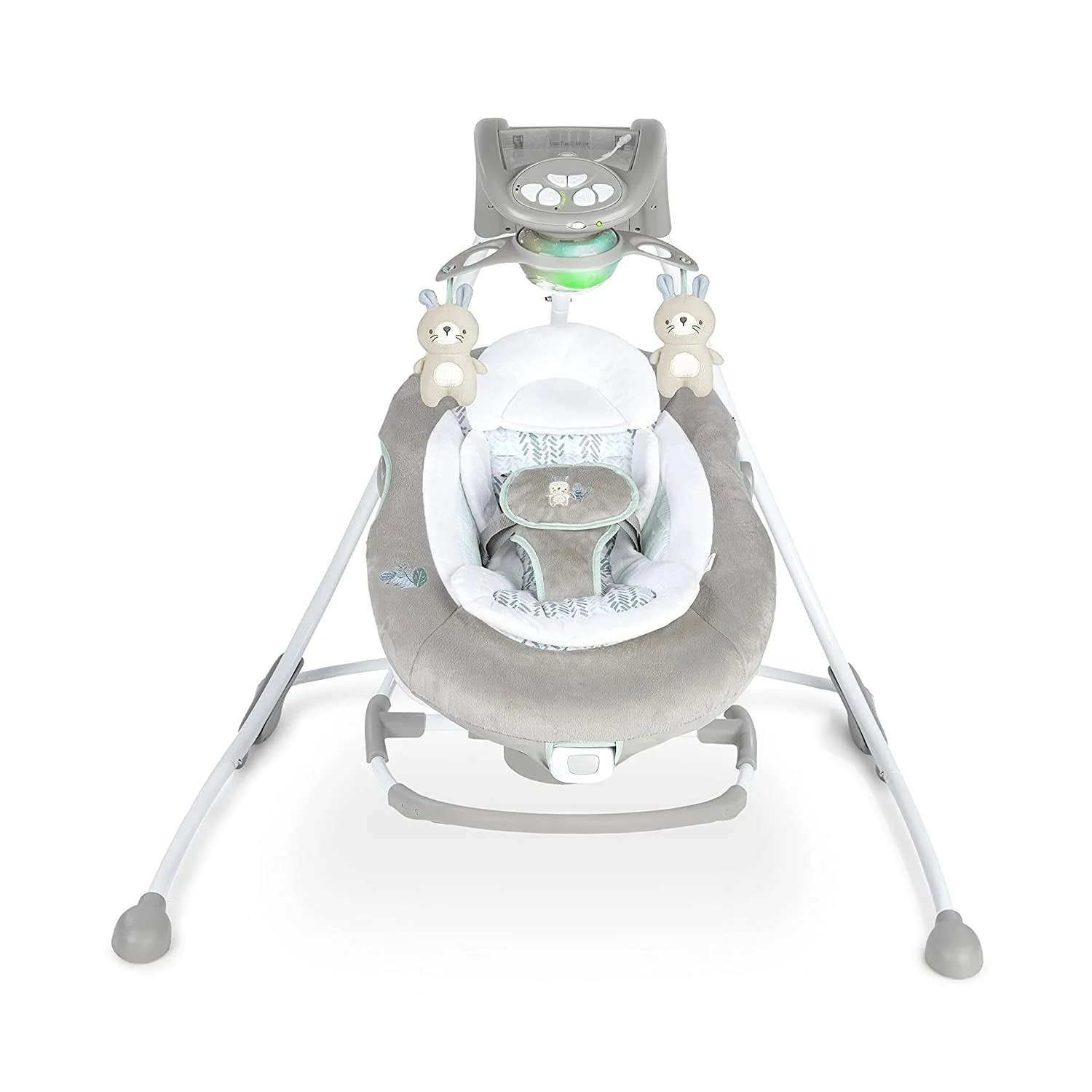 Ingenuity InLighten 2-in-1 Baby Swing & Rocker with Attached Toys - Image 2
