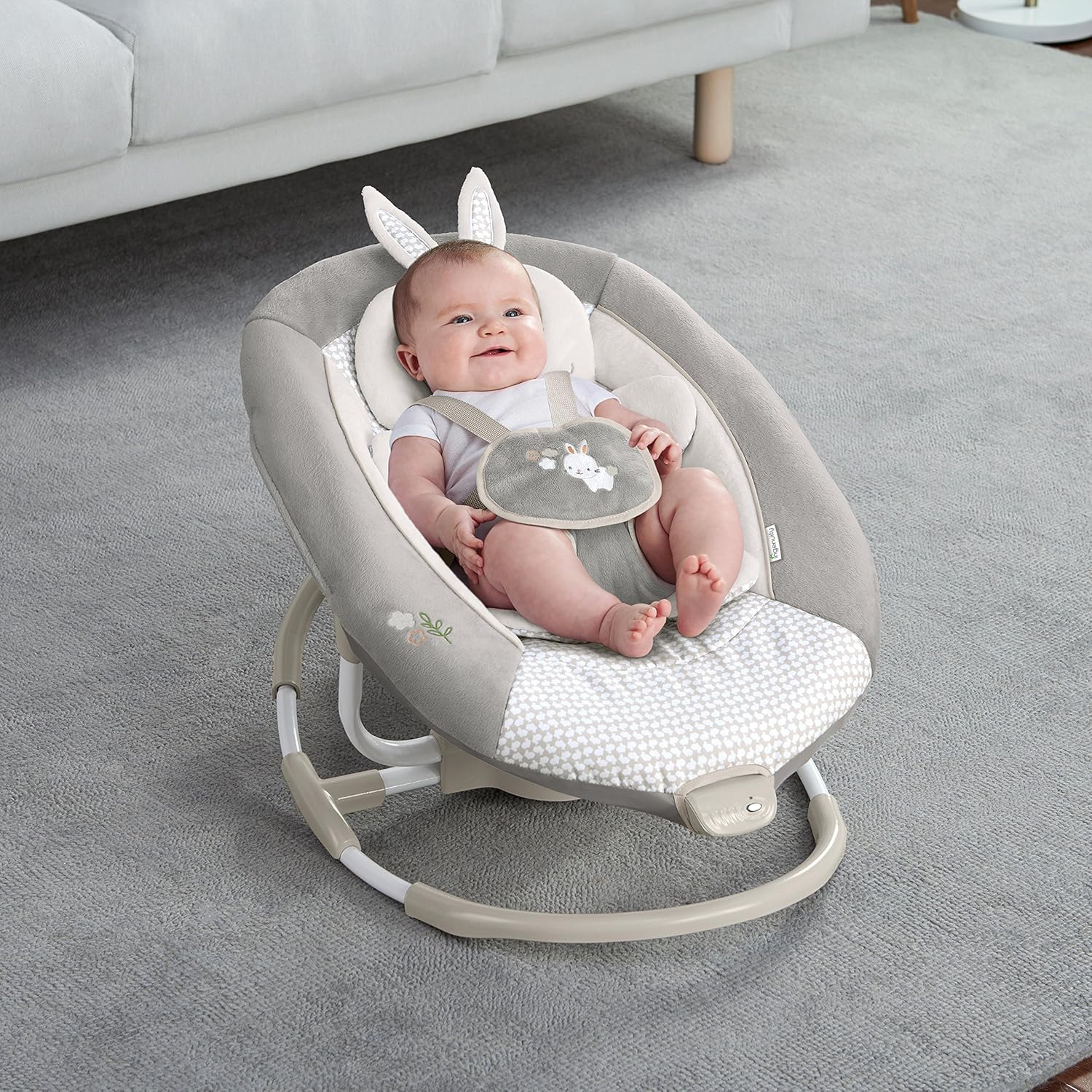 Ingenuity InLighten 2-in-1 Baby Swing & Rocker with Attached Toys - Image 5