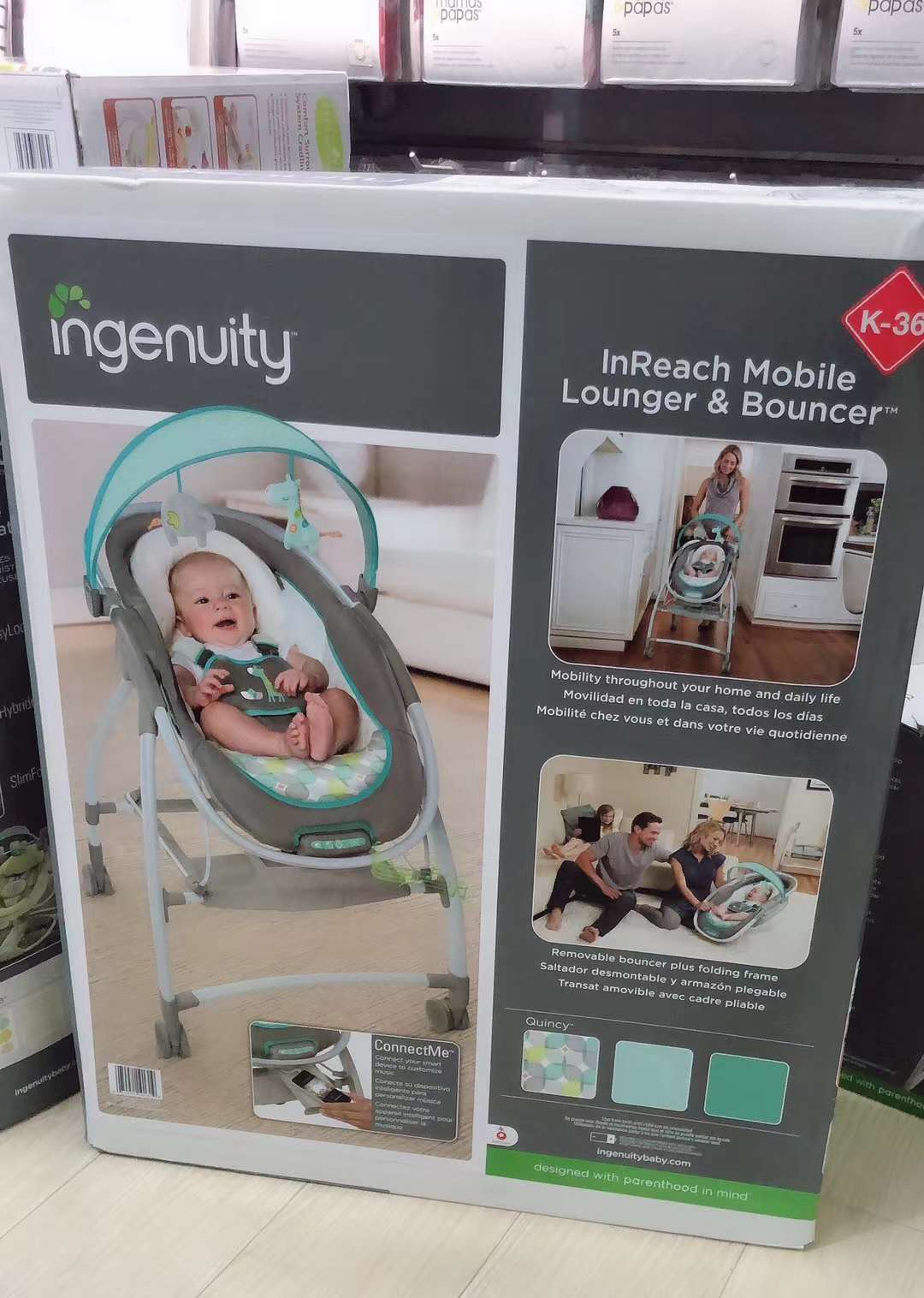 Ingenuity InReach Mobile Lounger and Bouncer - Image 7