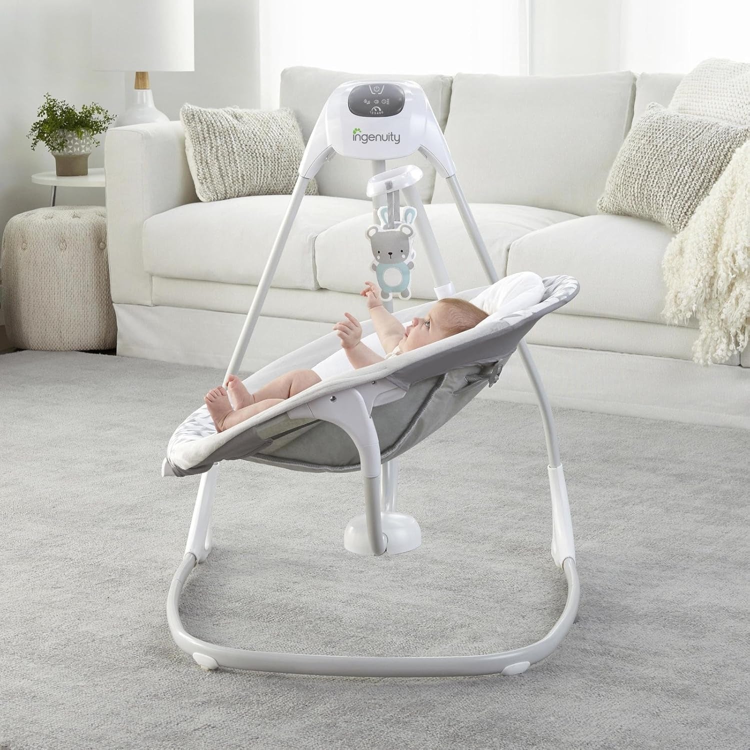 Ingenuity SimpleComfort Cradling Swing & Rocker - Image 3