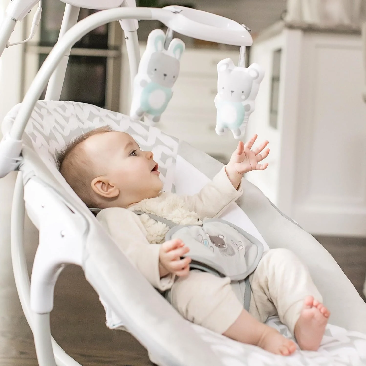 Ingenuity SimpleComfort Cradling Swing & Rocker - Image 4